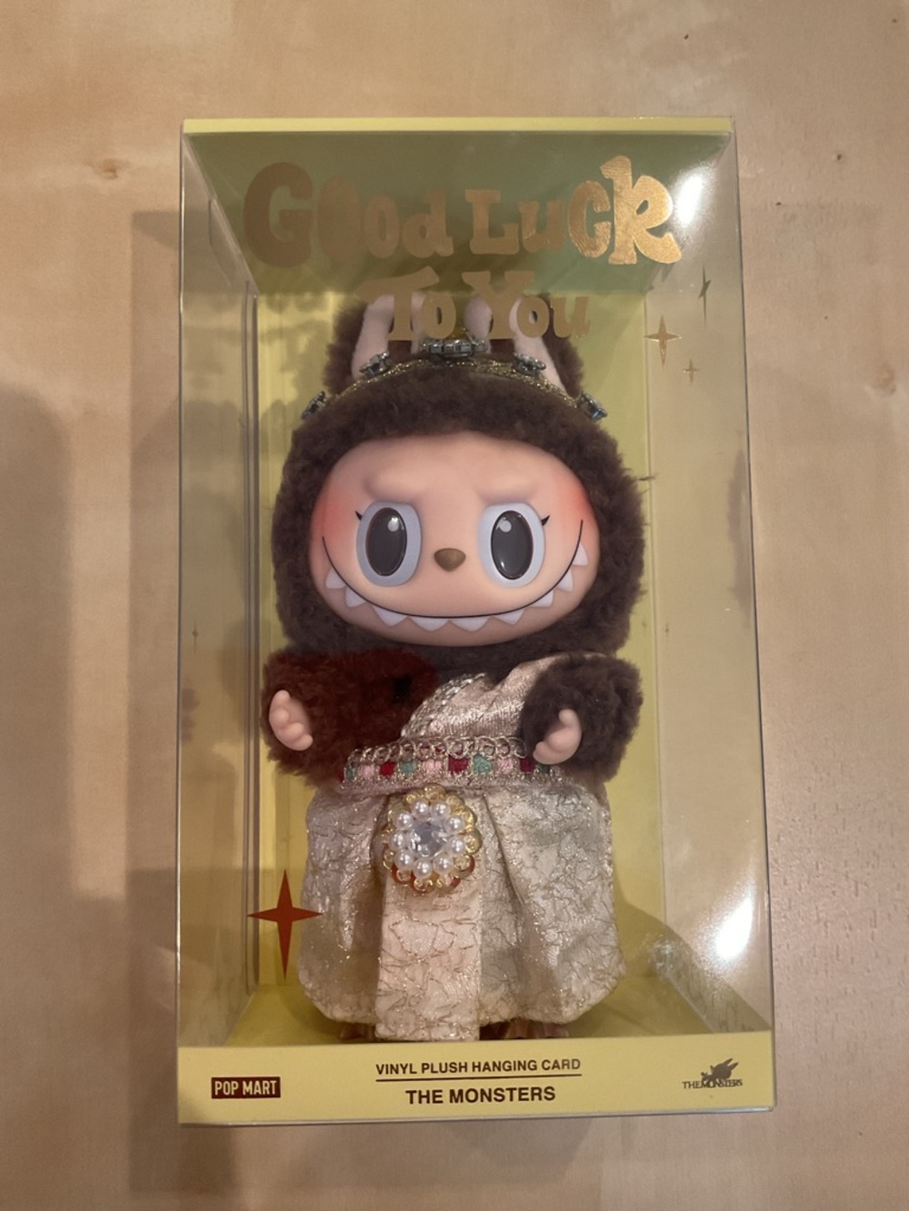 Pop Mart The Monsters 'Good Luck to You' Plush Doll NIB